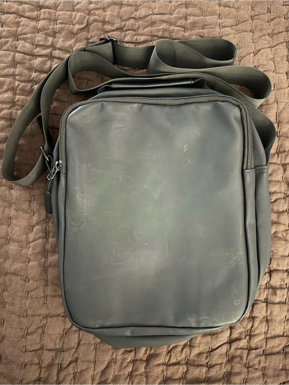 Duchamp Black Men's Messenger Crossbody Bag